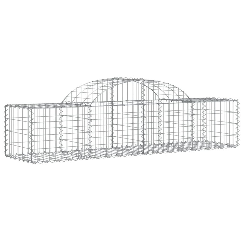 Briceida Silver Galvanised Iron, 60cm H x 200cm W x 50cm D