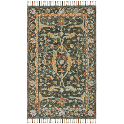 Vahakn Hand Tufted Wool Oriental Rug