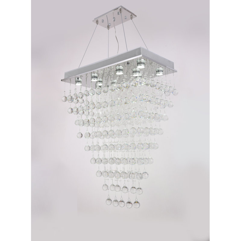 Orear 10 - Light Dimmable Tiered Chandelier