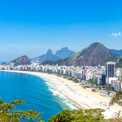 Copacabana Beach par Lunamarina - Photographie sur toile tendue