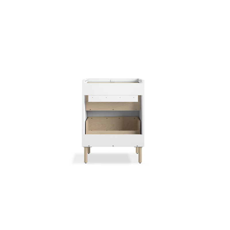 Spacity 22-3/4 In. Wall-Hung Bathroom Vanity Cabinet, White