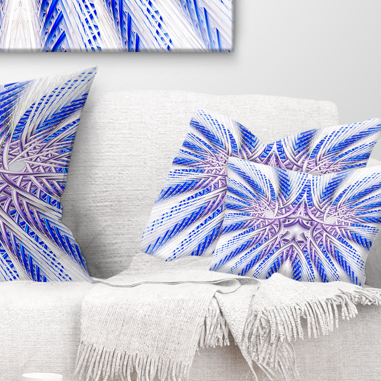 Coussin lombaire , Bleu / mauve