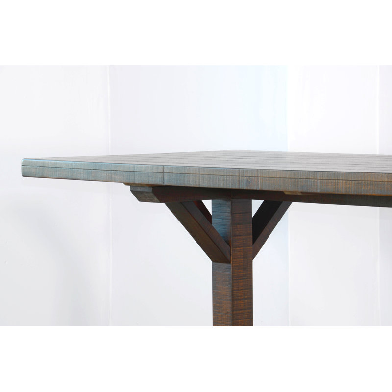 Casia Mahogany Solid Wood Base Dining Table