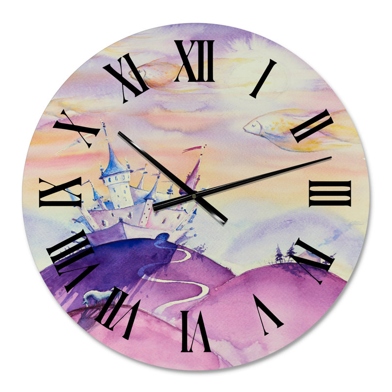 Horloge murale pour enfants Fairy Tale, Moyen