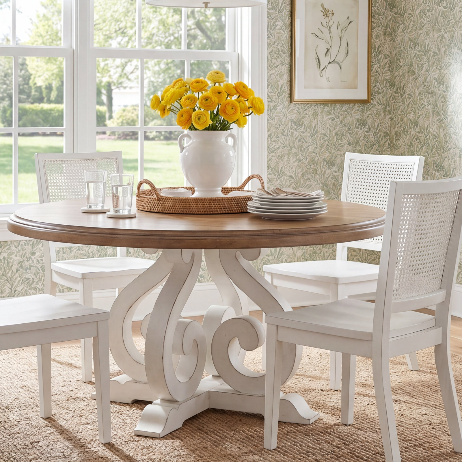 Country Living 60" Oak Dining Table