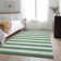 Premium Machine Washable Cerrito AMF528 Green Rug