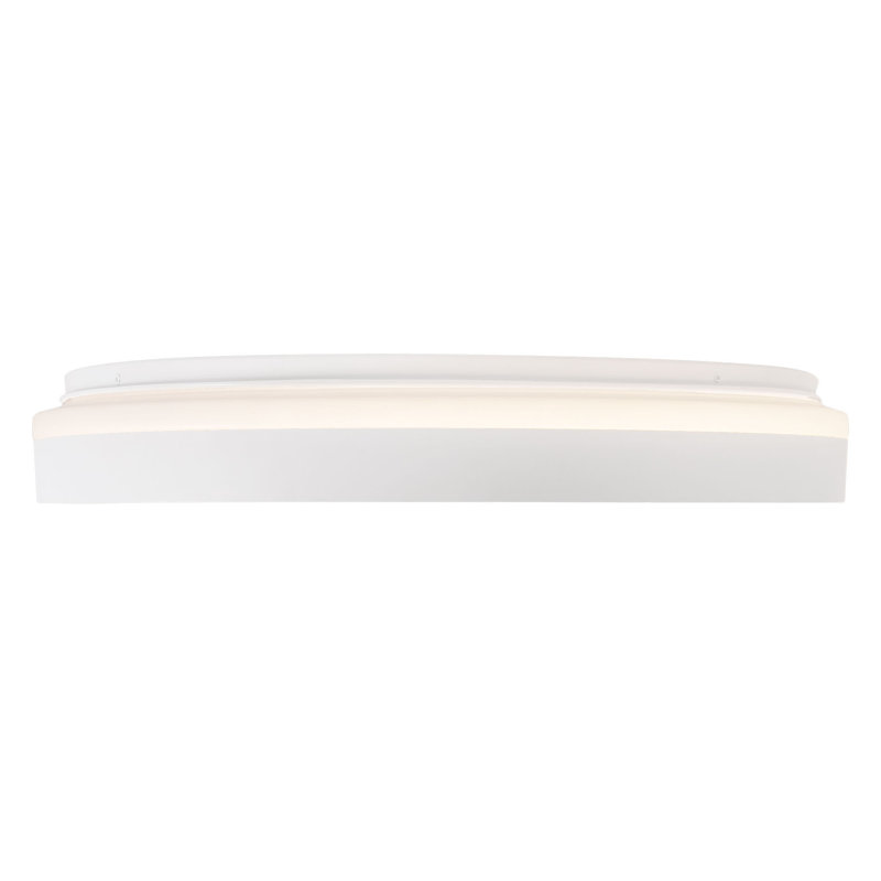 Beanie 15-in White dimmable LED Flush Mount, 20-in, White
