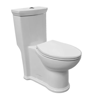 Toilette allongée une pièce à double chasse Magic (siège inclus)