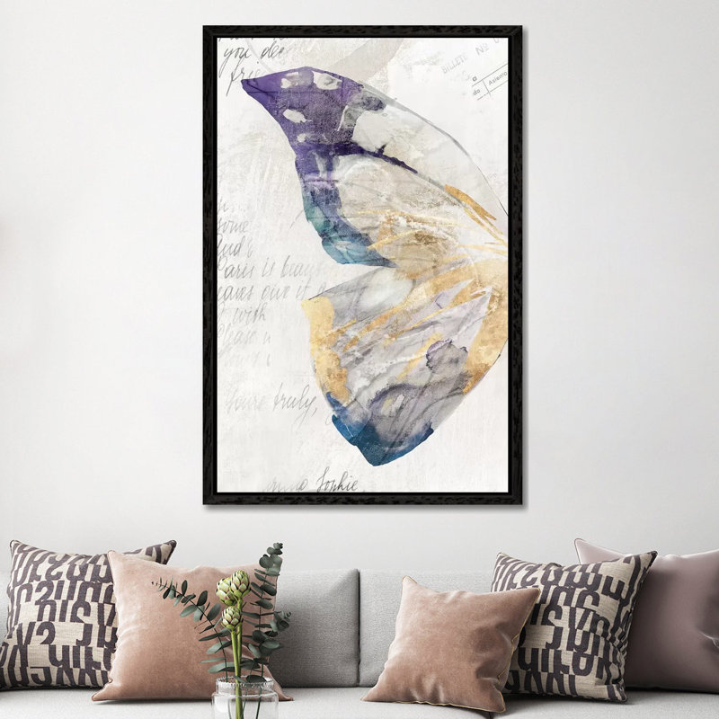 Butterfly Effect II by Isabelle Z - Print on Canvas, Black Framed, 152.5 cm H x 101.5 cm W