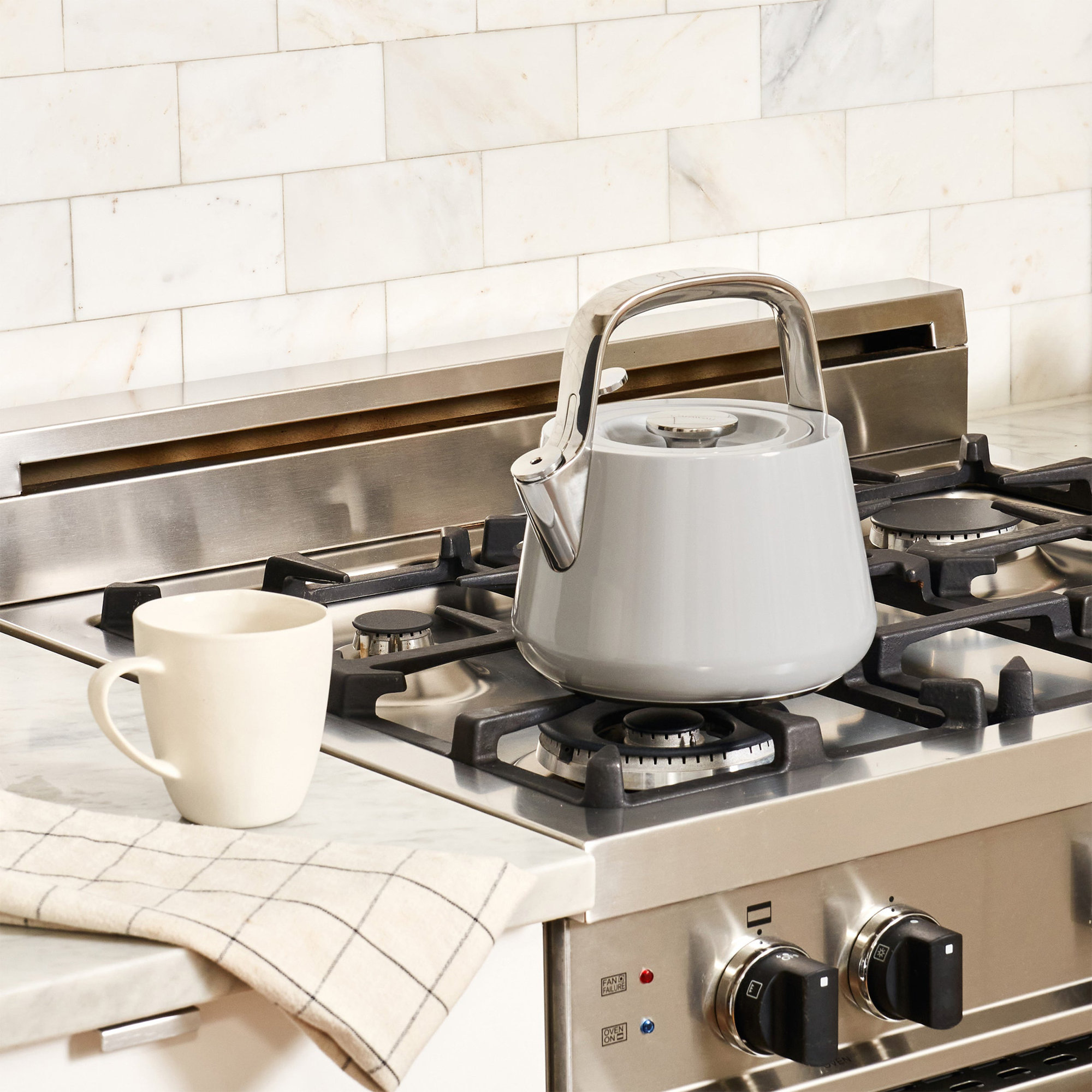 Caraway Stovetop Whistling Tea Kettle, Gray