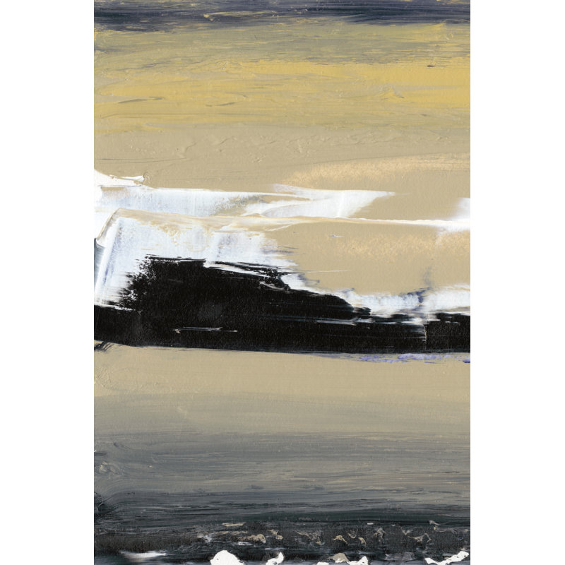 Glide VII - Painting on Canvas, 91 cm H x 61 cm W, Wrapped Canvas