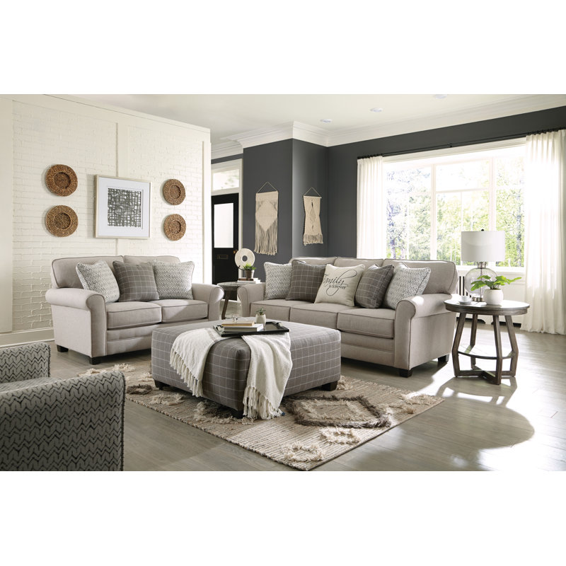 Annora 85" Rolled Arm Sofa with Reversible Cushions