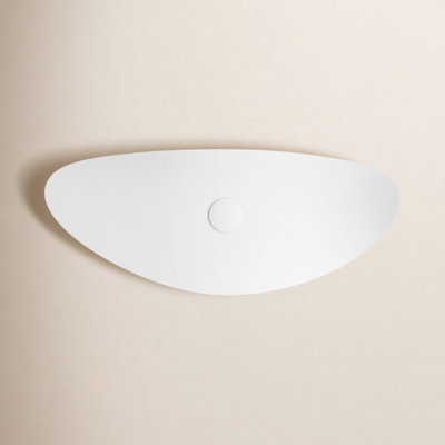 Veil Fireclay Trough Vessel Sink