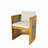 Bramble Acacia Wood Patio Dining Chair