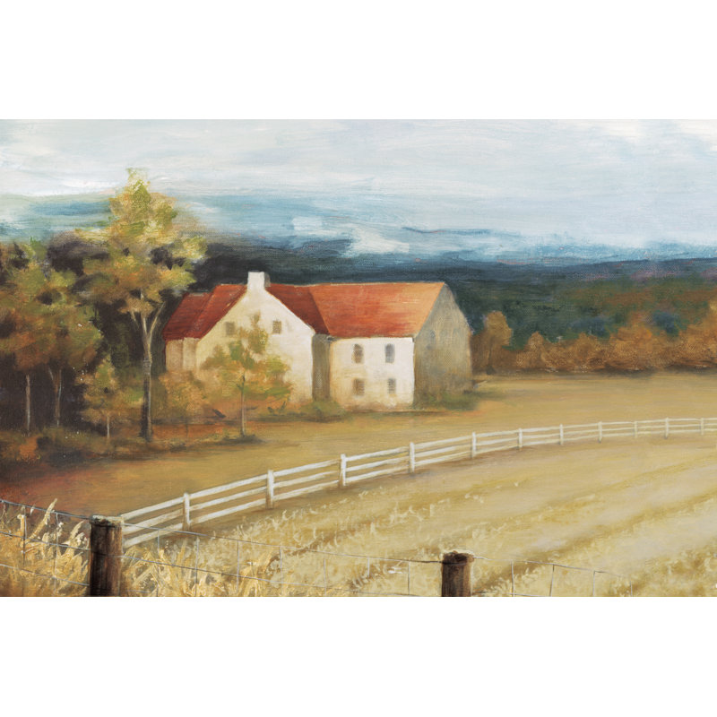 Farmhouse 2 - Wrapped Canvas Art Prints, 61cm H x 91cm W x 3.8cm D