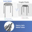 Brander Steel Accent Stool