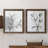 " Charcoal Foliage I " 2 - Pieces Painting Print-2102218234-2102218237