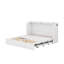 Grand lit escamotable avec tiroir et un ensemble de prises et de ports USB-919627493