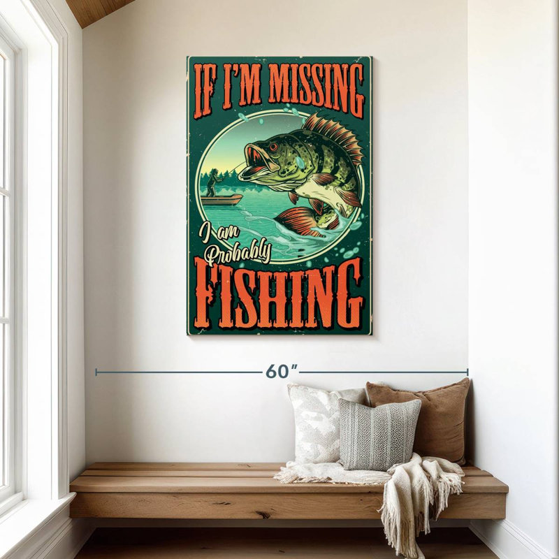 Senne Bass Fishing, H 45 po x l 30 po
