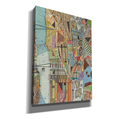 " Modern Map Of New York I "