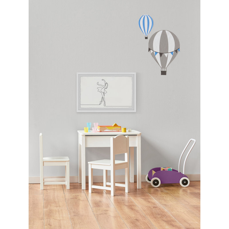 Glasser Swan Lake, reproduction encadrée, H 30 po x l 45 po x 1,5 po
