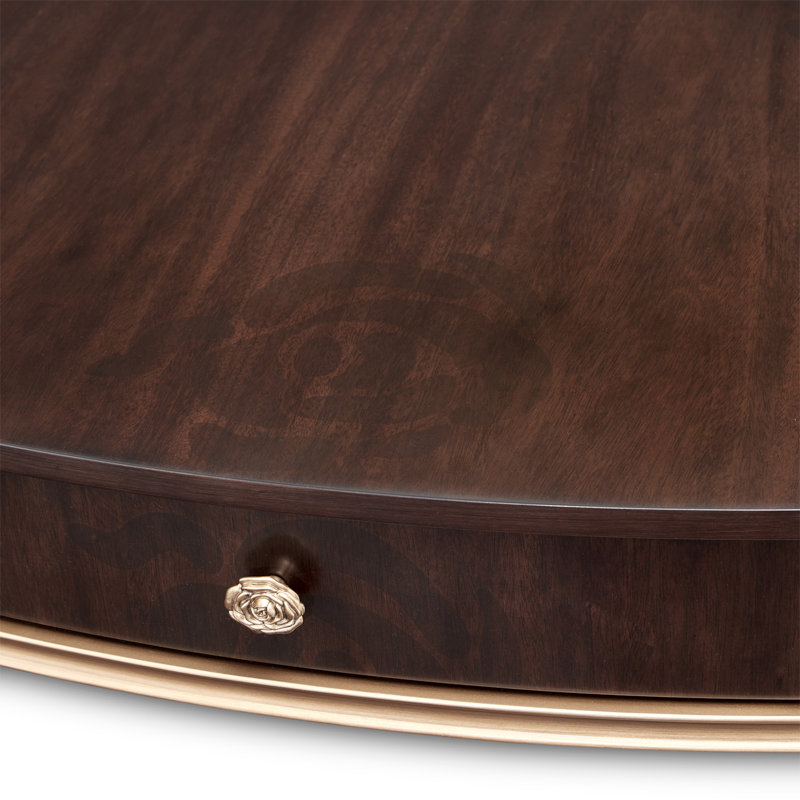 Camellia Field Oval Coffee Table