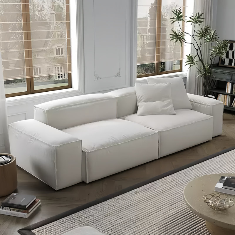 Modular Wabi-Sabi Washable Linen Sofa