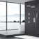Luxury Thermostatic 4-Function Shower System with Rainfall, Waterfall, Handheld & Body Jets – cUPC Certified