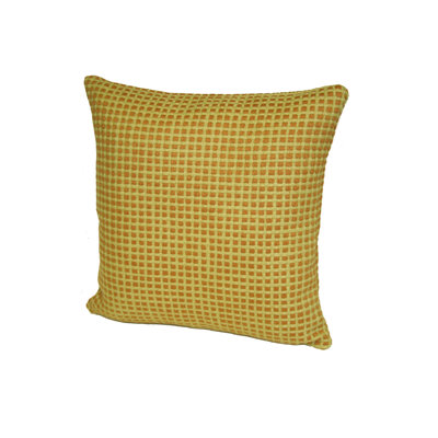 Protege Grid Geometric Reversible Throw Pillow