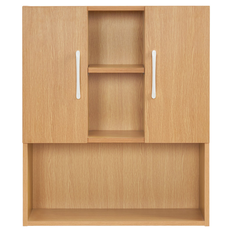 Armoire de salle de bain murale Dyanara, Chêne