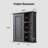 Olevide Wall Bathroom Cabinet Over The Toilet Storage-1420999162