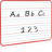 Scribbledo Magnetic Small Dry Erase White Board 9" X 12" Double Sided, Ruled 