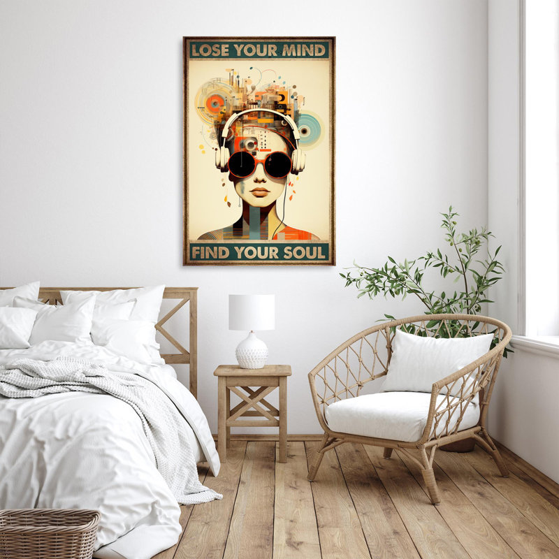 Janira Music Lose Your Mind sur impression sur toile, H 36 po x l 24 po x P 1,25 po