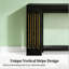 Console, table d'appoint à 2 niveaux, canapé