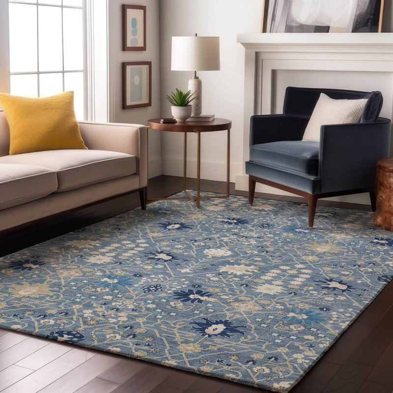 Tapis oriental lavable à la machine de qualité supérieure AMF1009 Colmenero, Rectangle 5 pi x 7 pi 6 po