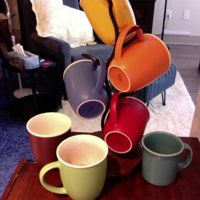 LIFVER 18oz Large Coffee Mugs Set of 6, Assorted Colored Coffee Mugs with  Handle, Matte Ceramic Larg…See more LIFVER 18oz Large Coffee Mugs Set of 6