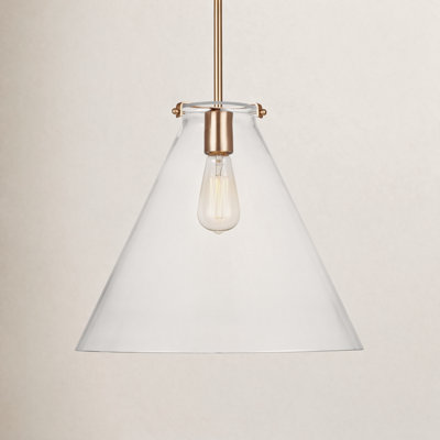 Catryn Single Light Glass Dimmable Pendant