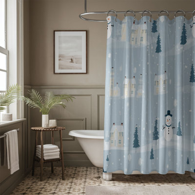 Rideau de douche Blue Fest - Premium