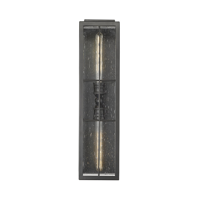 Applique murale d'extérieur 2 lumières Deebora, H 23,5 po x l 6 po x P 6,5 po