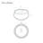 Lisse 17.5" Round Concrete Vessel Bathroom Sink in Dark Grey