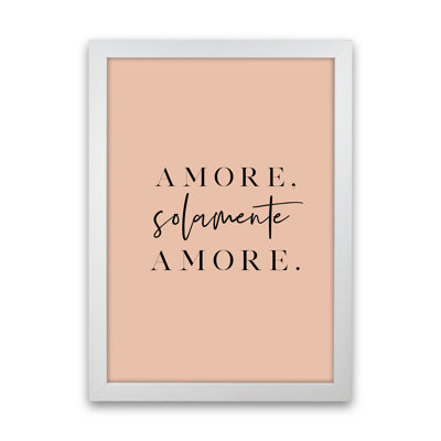 Amore Solamente Amore by Planeta444 - Print