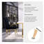 Chaises d'appoint rembourrées en velours capitonné Kinna-1516459759-1516459756