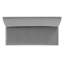 Banc rembourré gris avec dossier