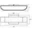 Luminaire à cloison d'extérieur 2 lumières H 2,48 po Tarleton-25408695