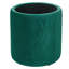 37.5cm Wide Velvet Cylinder Striped Standard Ottoman-1343830867