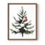«Christmas Holiday Art» CECLII, reproduction d'art encadrée - bois massif-795154210-795154213