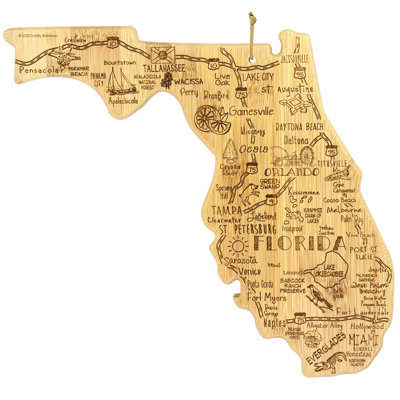 Destination Florida Bamboo Cutting & Serving Board