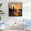 Phare au coucher du soleil, balise II - art mural Coastal Sunset-250964471-250964470
