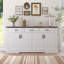 Buffet 63 ", armoire de rangement cannelée-837760469
