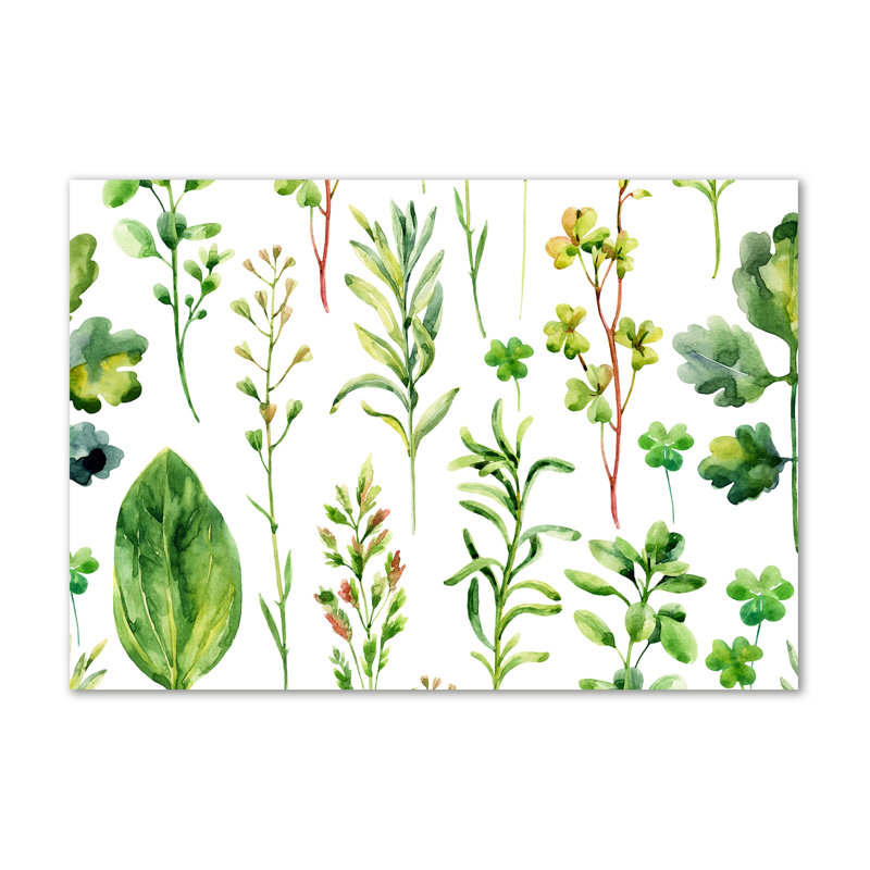 Herbs And Weeds - Wrapped Canvas Print